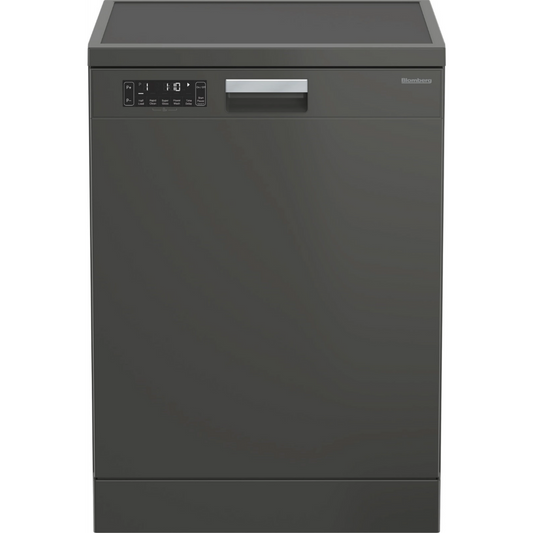 מדיח כלים עומד 14 מערכות כלים Blomberg GSN209P8M - גימור אפור כהה - יבואן רשמי