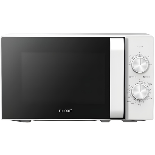 מיקרוגל מכני 20 ליטר Fujicom FJ-MW20LW 700W - צבע לבן - יבואן רשמי