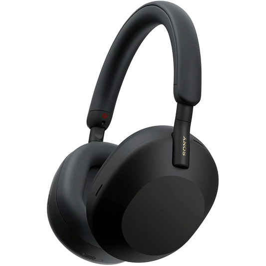 אוזניות אלחוטיות Sony WH-1000XM5B ANC - צבע שחור שנתיים אחריות ע"י - יבואן הרשמי