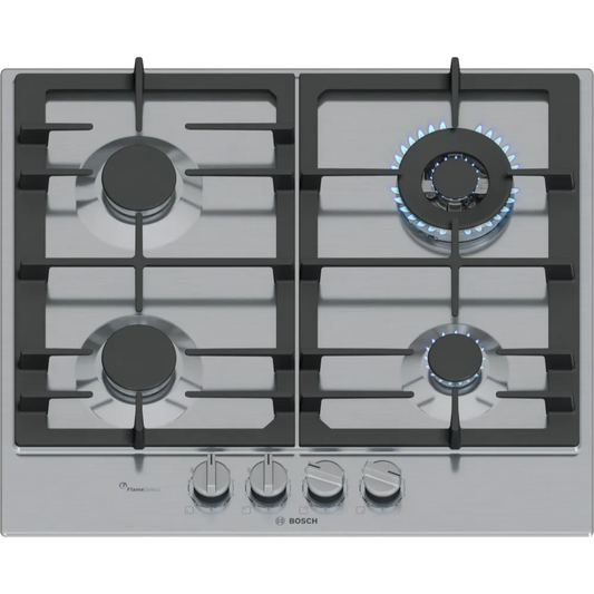 כיריים גז Bosch דגם PCH6A5I90Y נירוסטה בוש - יבואן רשמי