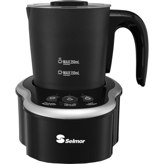 מקציף חלב Selmor SE-974 - בצבע שחור אחריות ע"י - יבואן הרשמי