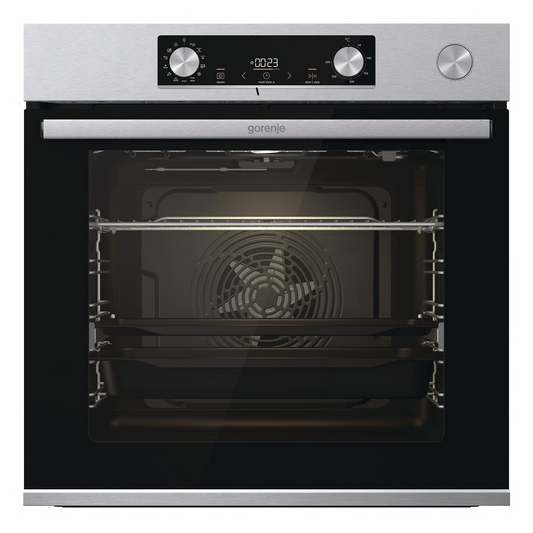 תנור אפייה בנוי 77 ליטר דגם GORENJE BSA6737E15X - צבע נירוסטה - יבואן רשמי