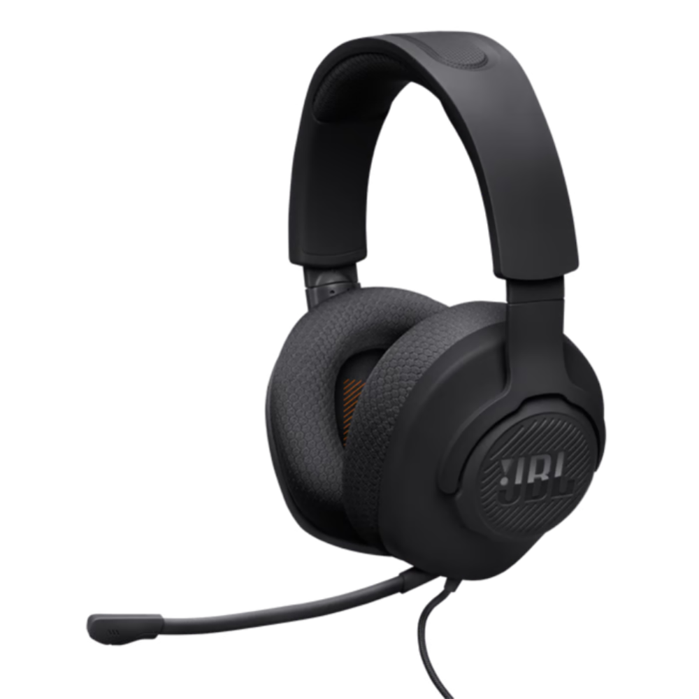 אוזניות גיימינג חוטיות JBL QUANTUM 100M2 - צבע שחור אחריות ע"י - יבואן הרשמי