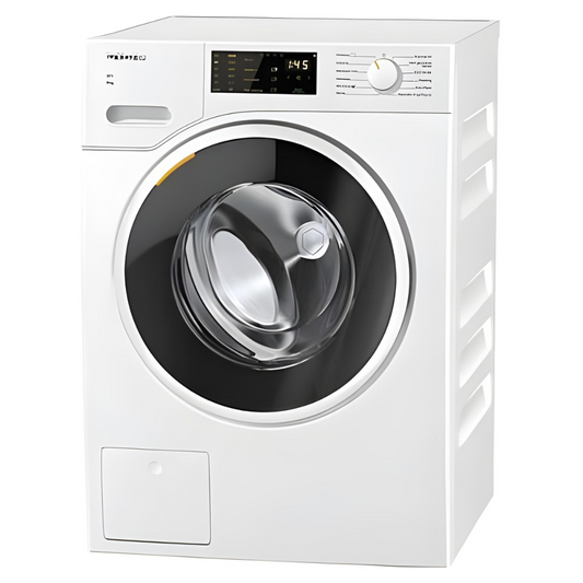 מכונת כביסה פתח חזית 8 ק"ג Miele WWD 120WCS SG במהירות 1400 סל"ד תוצרת גרמניה - צבע לבן - יבואן רשמי