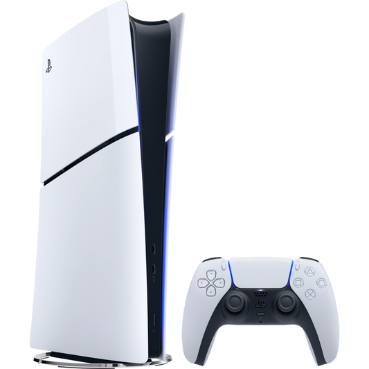 קונסולה Sony PlayStation 5 Slim 1TB Digital Edition - צבע לבן שנה אחריות ע"י - יבואן הרשמי