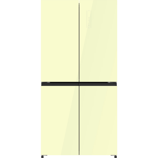 מקרר גנרל 4 דלתות דגם GE551CG זכוכית קרם General - יבואן רשמי