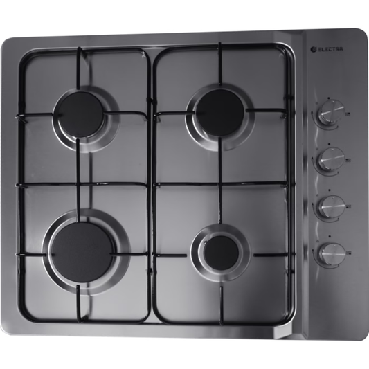 כיריים גז 4 להבות Electra EL4034N - גימור נירוסטה אחריות ע"י - יבואן הרשמי
