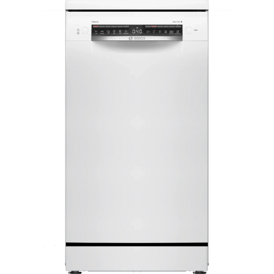 מדיח כלים צר 45 ס"מ 10 מערכות כלים Bosch SPS4HKW49E - צבע לבן , תוצרת פולין