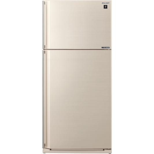 מקרר מקפיא עליון 550 ליטר נטו Sharp SJ-3770-BG עם התקן שבת מובנה - גימור בז' - יבואן רשמי