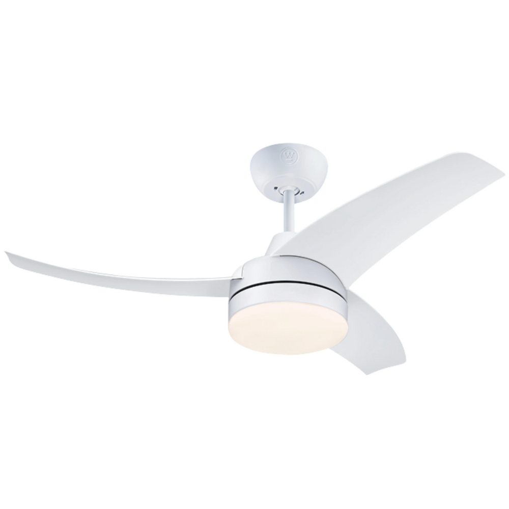 מאוורר תקרה Westinghouse Longwood 28W "42 - צבע לבן שנתיים אחריות ע"י - יבואן הרשמי