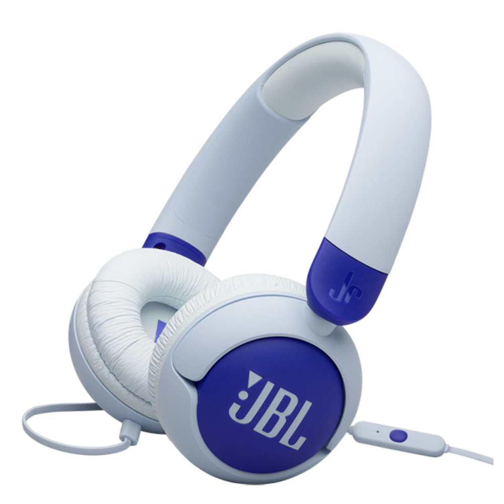 אוזניות קשת חוטיות לילדים JBL JR320 - צבע כחול שנה אחריות ע"י - יבואן הרשמי