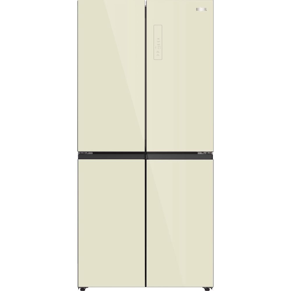 מקרר 4 דלתות - 601 ליטר General GE665GC זכוכית קרם - יבואן רשמי