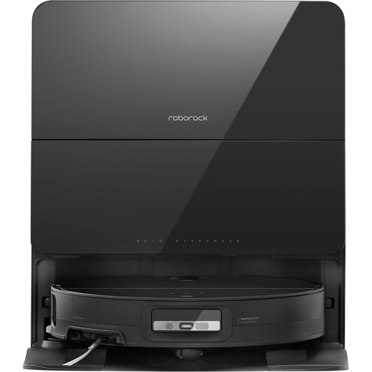 שואב אבק רובוטי שוטף Roborock Saros 10 - צבע שחור שנה אחריות ע"י - יבואן הרשמי
