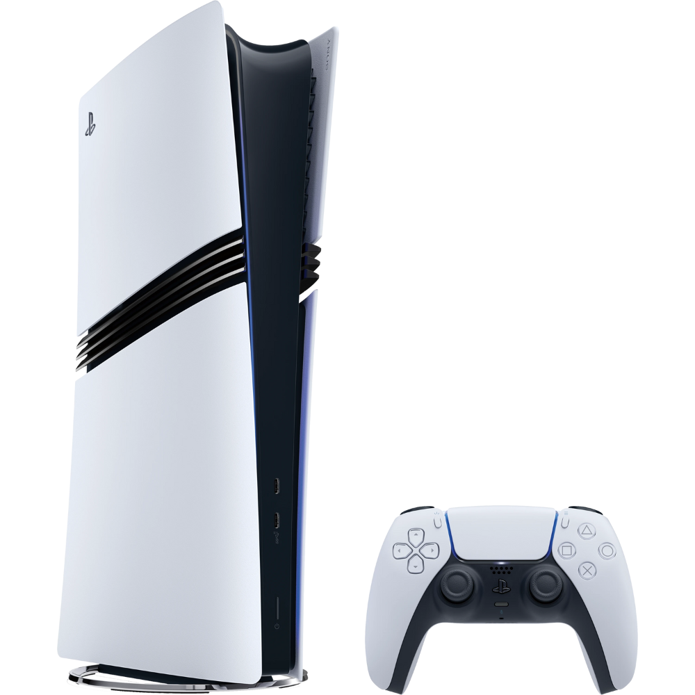 קונסולה Sony PlayStation 5 Pro 2TB Digital Edition - צבע לבן שנה אחריות ע"י - יבואן הרשמי