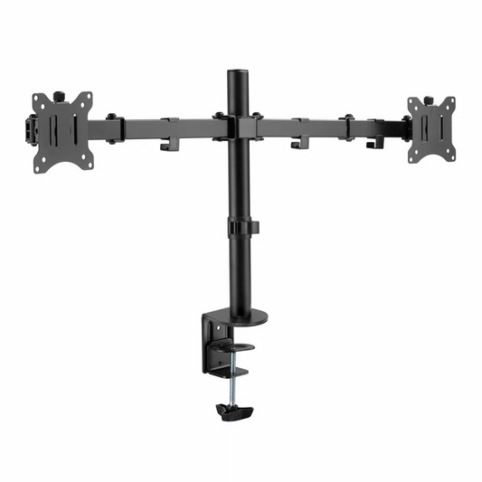 זרוע שולחנית דו מפרקית ל2 מסכי מחשב עד “32 Audio Line T-11 - יבואן רשמי