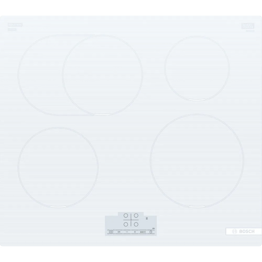 כיריים אינדוקציה 60 ס"מ דגם BOSCH PIF612BB1E בוש צבע לבן - יבואן רשמי