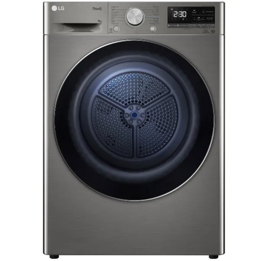 מייבש כביסה 9 ק''ג LG FD1809GB Heat Pump - גימור כסוף - יבואן רשמי