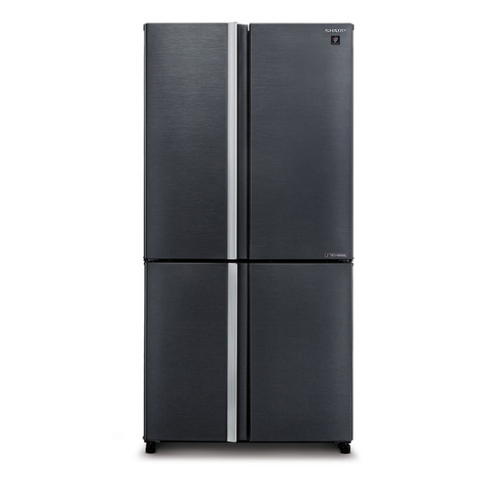 מקרר 4 דלתות מקפיא תחתון 578 ליטר נטו Sharp SJ-8950-SL - גימור נירוסטה מושחרת - יבואן רשמי