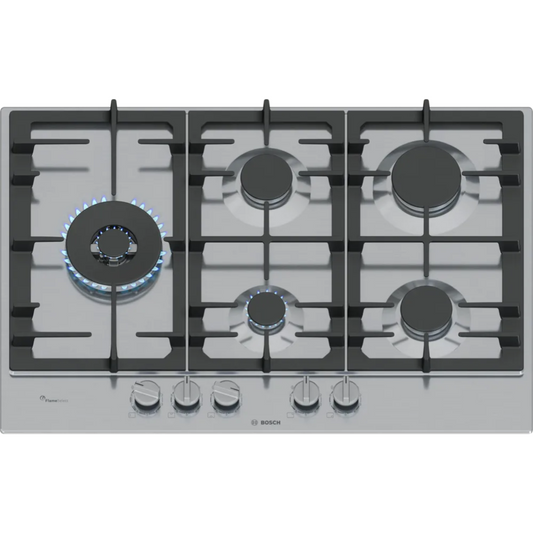 בוש כיריים גז - 5 להבות Bosch FlameSelect PCS7A5I90Y - יבואן רשמי