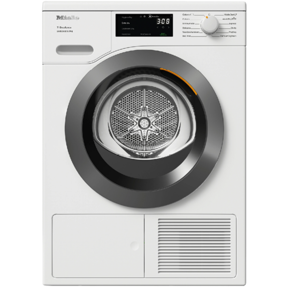 מייבש כביסה פתח חזית 9 ק"ג Miele TED645 - צבע לבן - יבואן רשמי