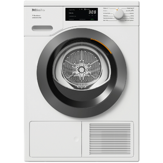 מייבש כביסה פתח חזית 9 ק"ג Miele TED645 - צבע לבן - יבואן רשמי
