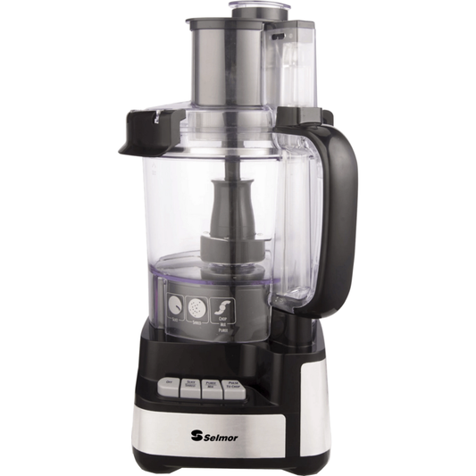 מעבד מזון עם פיה רחבה וקערה ענקית 2.8 ליטר Selmor SE-8400 - שנה אחריות ע"י - יבואן הרשמי