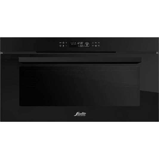 תנור אפייה בנוי 116 ליטר 90 ס''מ שחור דגם SAUTER SBI9200B - אחריות - יבואן רשמי