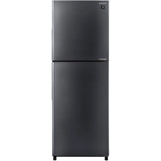 מקרר מקפיא עליון 360 ליטר נטו Sharp SJ-2236-DS - גימור נירוסטה מושחרת - יבואן רשמי