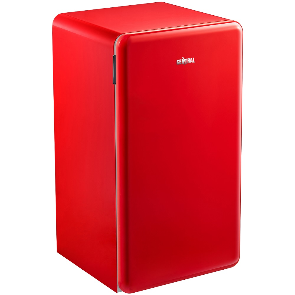 מקרר משרדי בעיצוב רטרו כולל תא הקפאה - 93 ליטר General GE93R - יבואן רשמי
