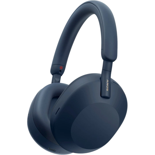 אוזניות אלחוטיות Sony WH-1000XM5L ANC - צבע כחול שנתיים אחריות ע"י - יבואן הרשמי
