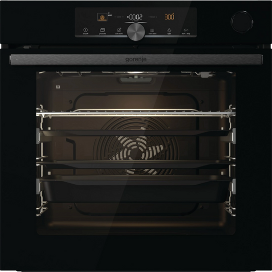 תנור אפייה בנוי פירוליטי 77 ליטר Gorenje Essential Line OPS84BG - גימור שחור - יבואן רשמי