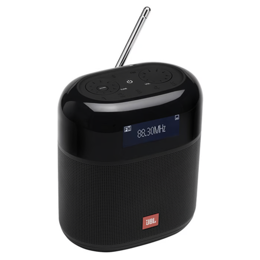 רמקול רדיו נייד JBL TUNER XL ללא ספק כוח - צבע שחור שנה אחריות ע"י - יבואן הרשמי