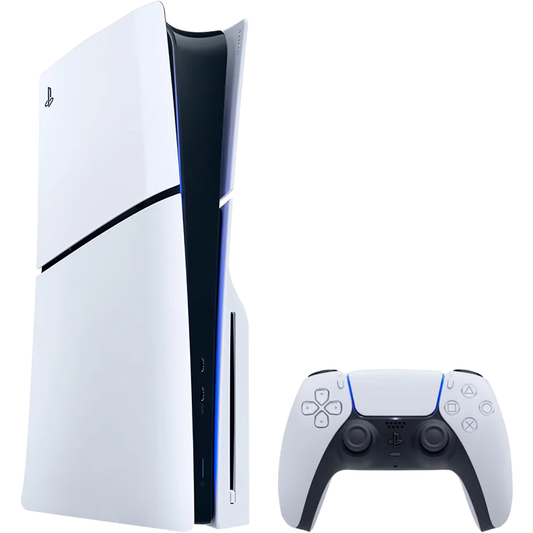 קונסולה Sony PS5 PlayStation 5 Slim 1TB Blu-Ray Edition - צבע לבן שנה אחריות ע"י - יבואן הרשמי