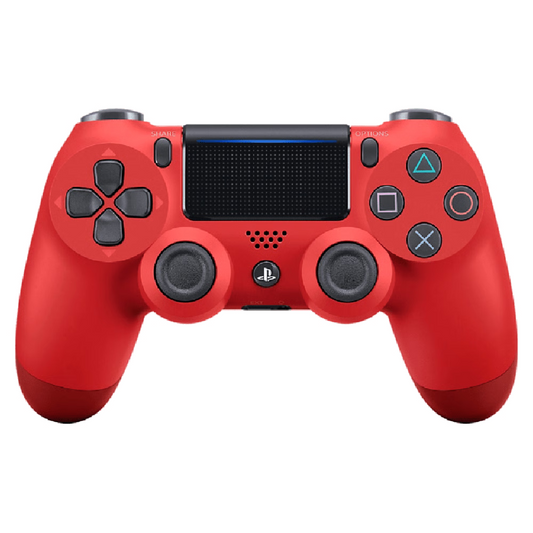 בקר אלחוטי Sony Dualshock 4 לקונסולת Sony Playstation 4 - צבע אדום שנה אחריות ע"י - יבואן הרשמי