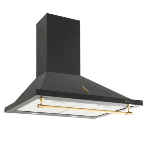 קולט ארובה שחור מט 60 ס''מ SOL C/R/N/2260 BLACK - יבואן רשמי– K.B.V