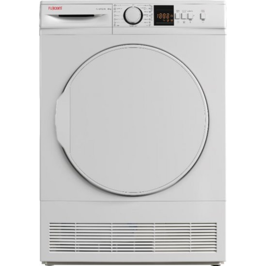 מייבש כביסה פתח חזית 8 ק''ג קונדנסור Fujicom FJ-DC278 2700W - צבע לבן - יבואן רשמי