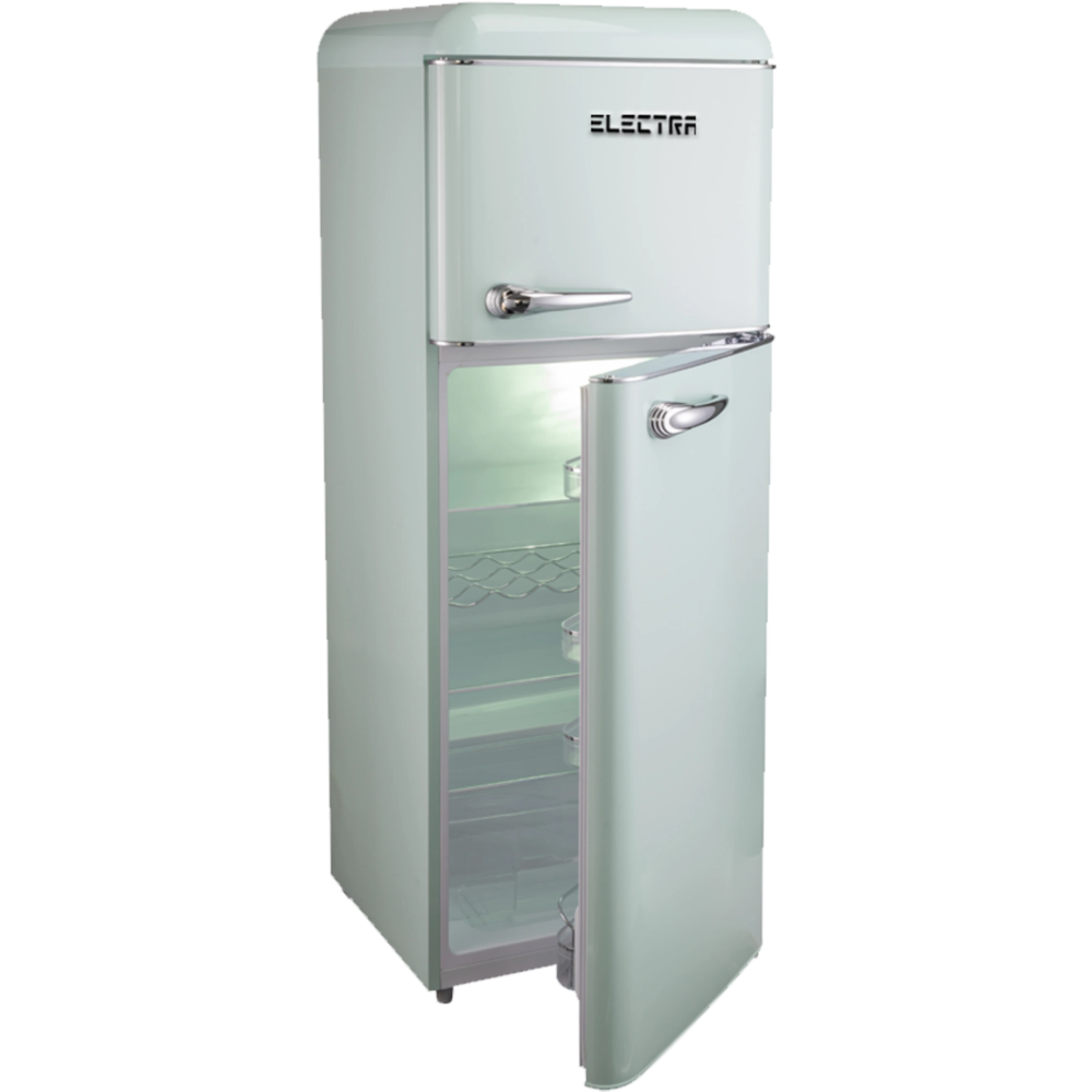 מקרר מקפיא עליון רטרו 208 ליטר Electra ELR210G - גימור ירוק