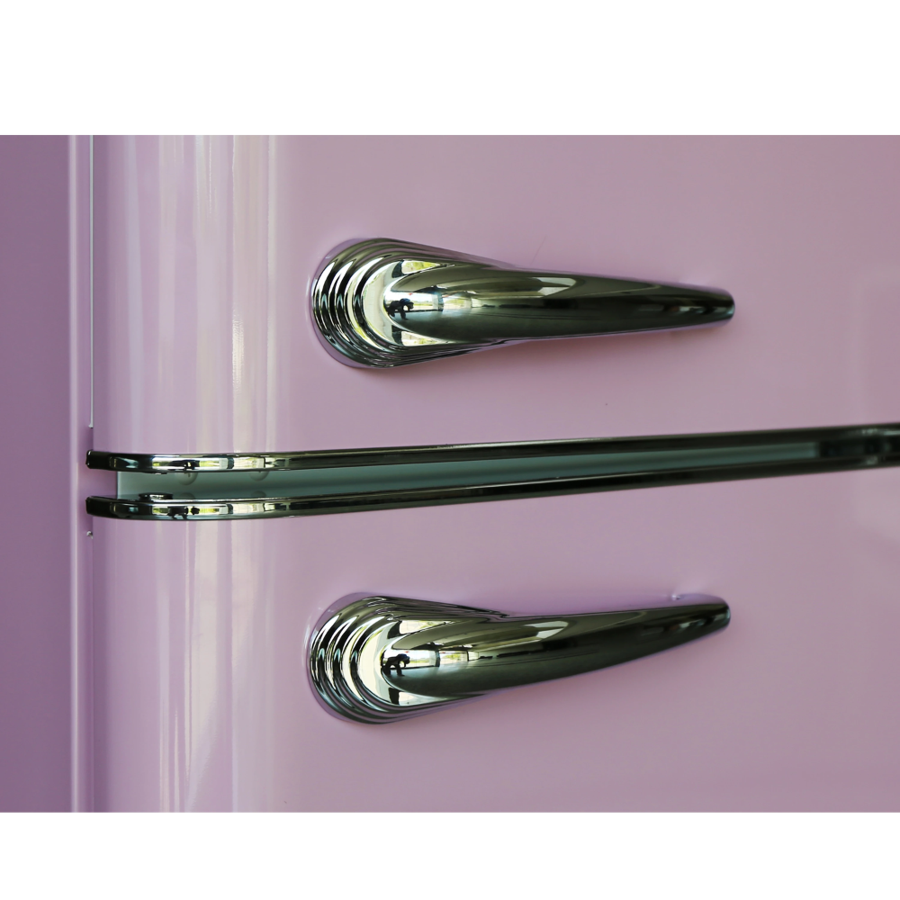 מקרר מקפיא עליון רטרו 208 ליטר Electra ELR210P - גימור ורוד