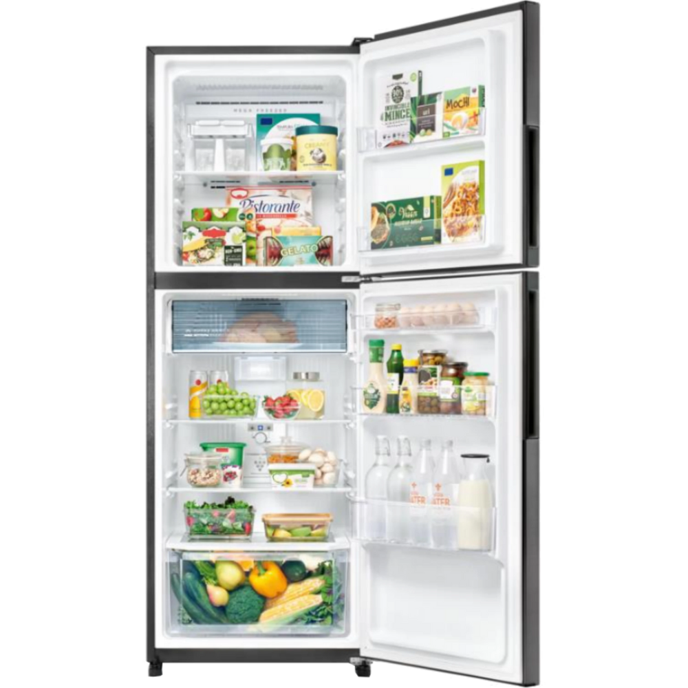 מקרר מקפיא עליון 360 ליטר נטו Sharp SJ-2236-DS - גימור נירוסטה מושחרת - יבואן רשמי