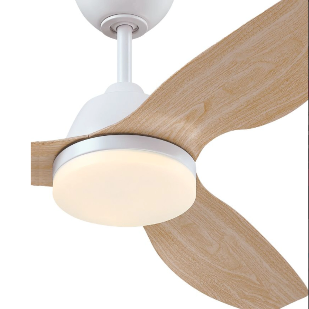 מאוורר תקרה כולל שלט Westinghouse Magnolia "42  - צבע לבן בשילוב אלון שנתיים אחריות ע"י - יבואן הרשמי