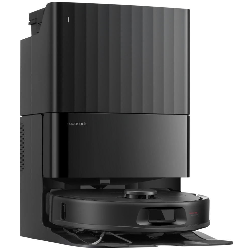 שואב אבק רובוטי שוטף Roborock Qrevo 5AE -  צבע שחור אחריות ע"י - יבואן הרשמי