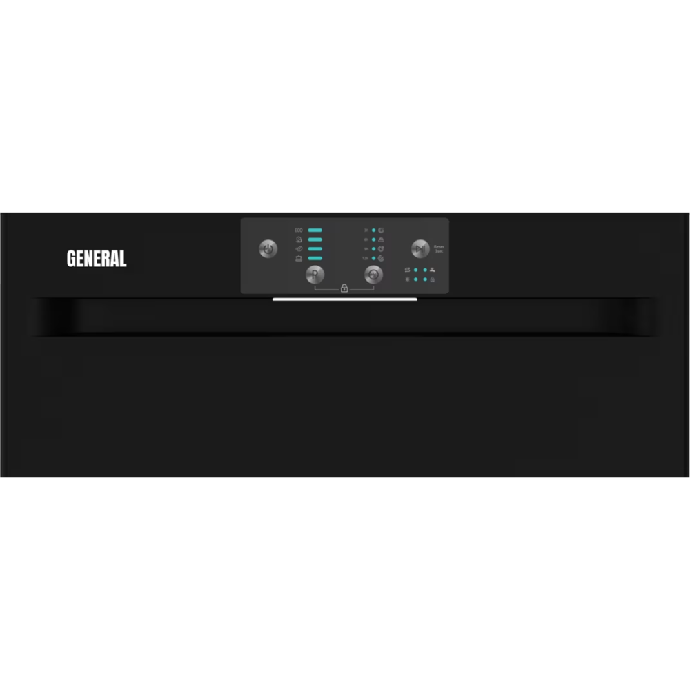 מדיח כלים עומד 60 ס"מ ג'נרל דגם GE2411FB נירוסטה מושחרת - יבואן רשמי