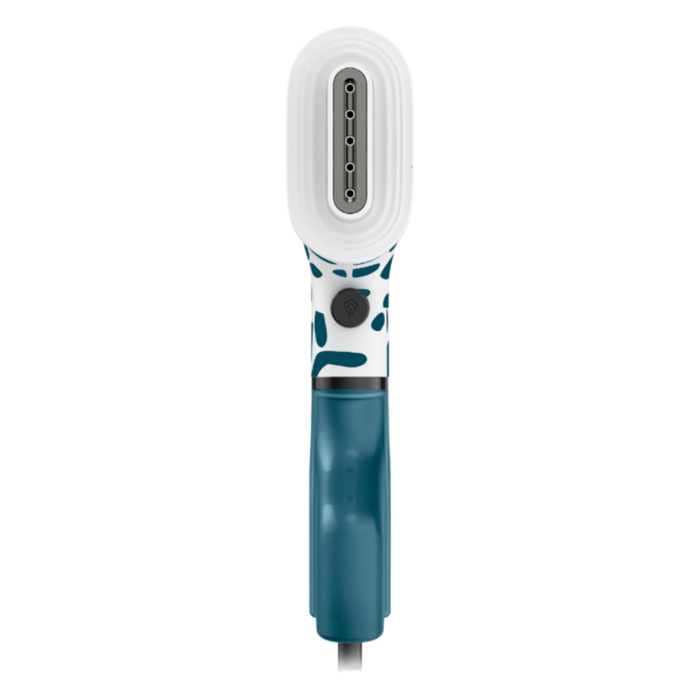 מגהץ קיטור אנכי Tefal Pure Pop DT2040M0 - צבע לבן עם פסים כחולים אחריות ע"י - יבואן הרשמי