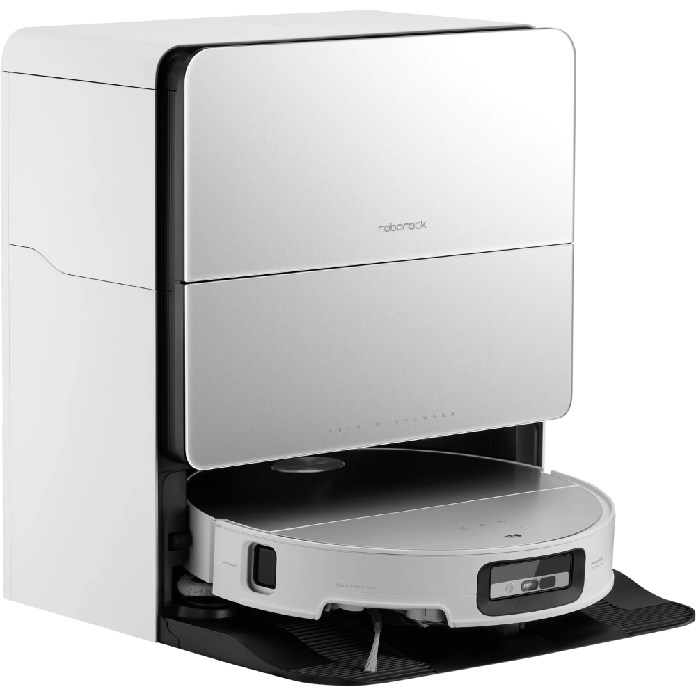 שואב אבק רובוטי שוטף Roborock Saros 10 - צבע לבן שנה אחריות ע"י - יבואן הרשמי