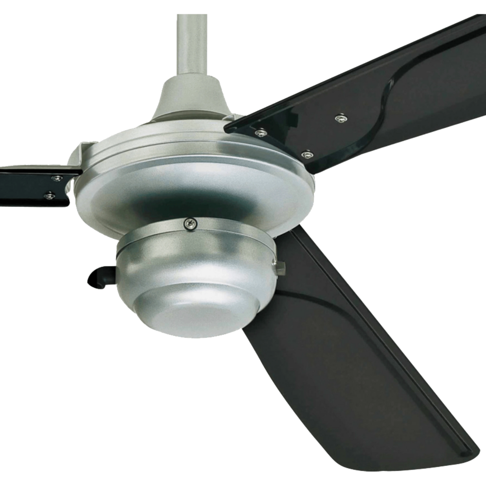 מאוורר תקרה מוגן מים לפרגולה Westinghouse Mountain Gale - צבע כסוף בשילוב שחור שנתיים אחריות ע"י - יבואן הרשמי