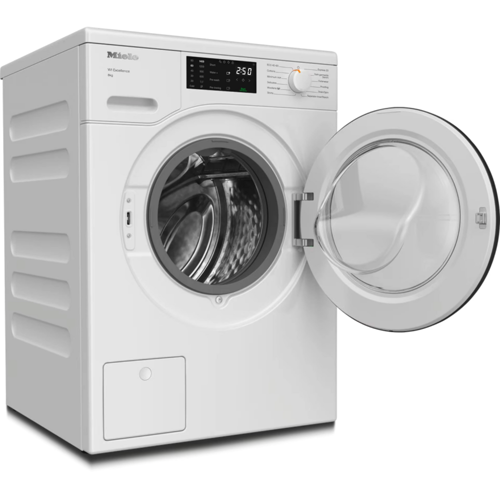מכונת כביסה פתח חזית 8 ק"ג Miele WED 025 WCS במהירות 1400 סל"ד - צבע לבן - יבואן רשמי