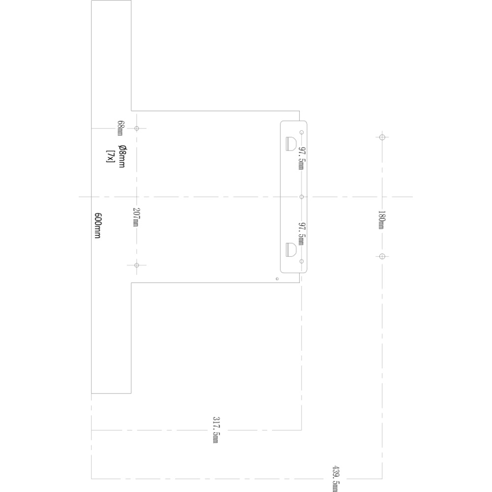 קולט אדים ארובה 60 ס"מ LaCasa LC1625IX - יבואן רשמי