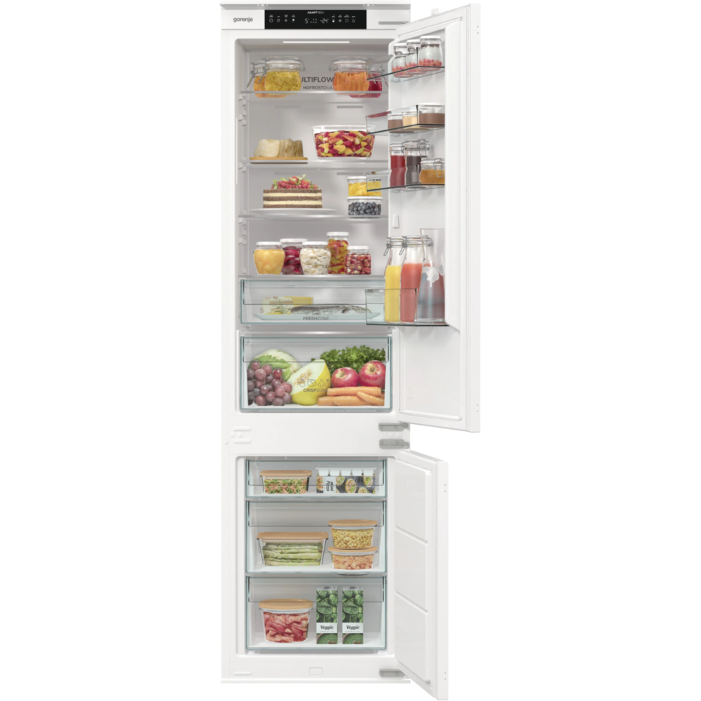 מקרר אינטגרלי מקפיא תחתון 284 ליטר Gorenje NRKI519E41 - יבואן רשמי