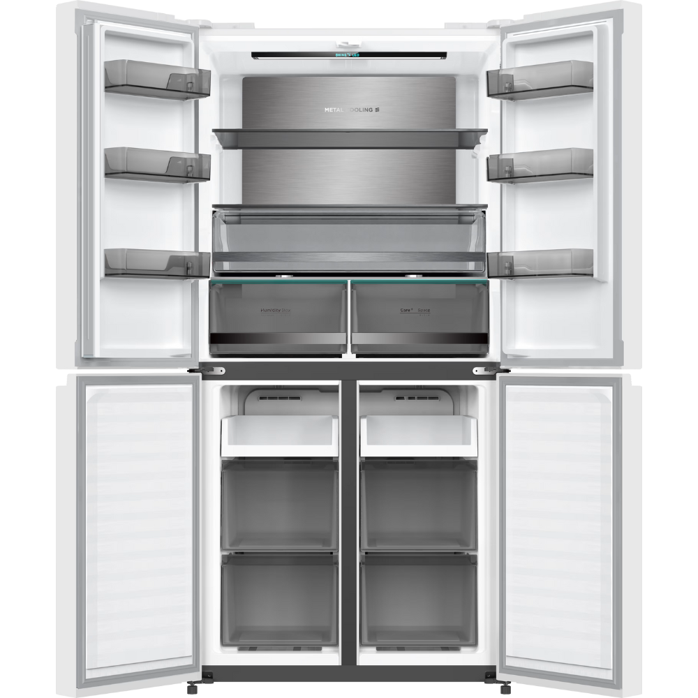 מקרר 4 דלתות ג'נרל דגם GE551WG זכוכית לבנה - יבואן רשמי