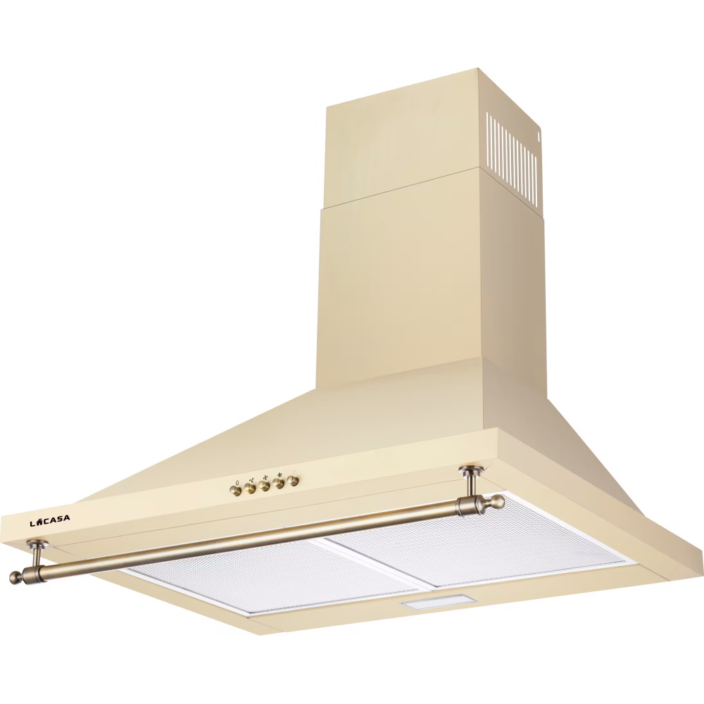 קולט אדים ארובה 60 ס"מ LaCasa LC3601RC שמנת - יבואן רשמי